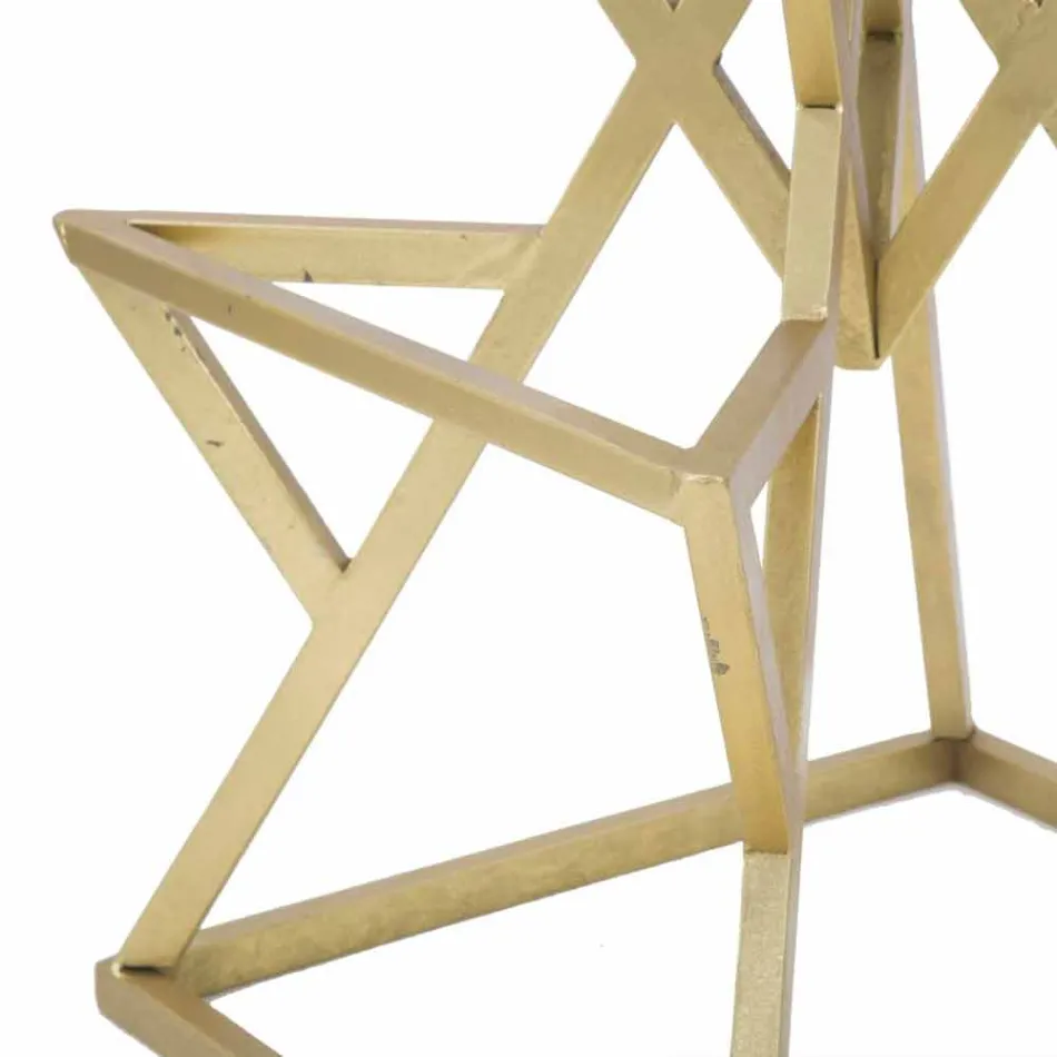 High Square Design Bar Stool in Iron and Fabric - Sillie Viadurini