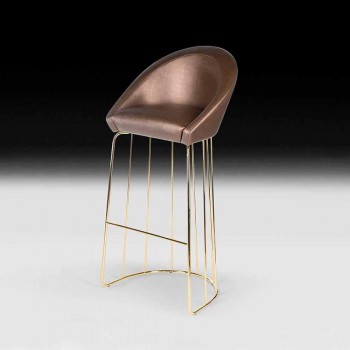 Modern bar stool 100% Made in Italy Dedo