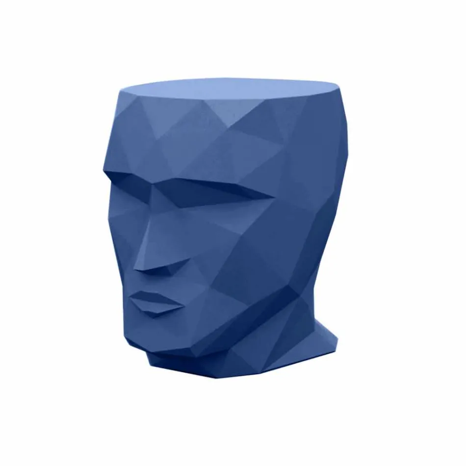 Outdoor stool in the shape of a face in a modern design by Adan by Vondom Viadurini