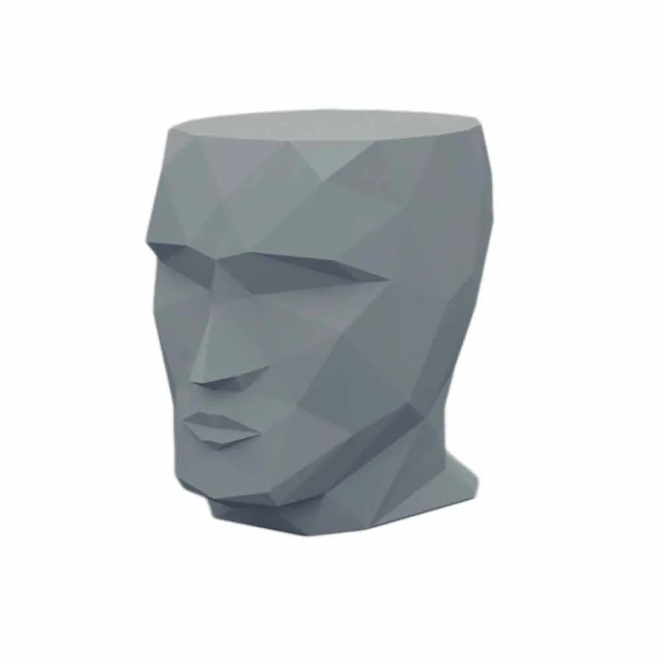 Outdoor stool in the shape of a face in a modern design by Adan by Vondom Viadurini