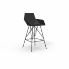 Faz Vondom outdoor stool with arms H 111 cm in polypropylene Viadurini