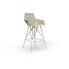Faz Vondom outdoor stool with arms H 111 cm in polypropylene Viadurini