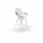 Faz Vondom outdoor stool with arms H 111 cm in polypropylene Viadurini