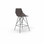 Faz by Vondom outdoor stool H 111 cm in polypropylene and steel Viadurini