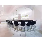 Faz by Vondom outdoor stool H 111 cm in polypropylene and steel Viadurini