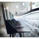 Faz by Vondom outdoor stool H 111 cm in polypropylene and steel Viadurini