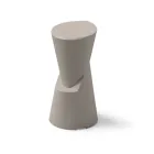 Outdoor Stool in Polyethylene 7 Colors Made in Italy - Cream Viadurini