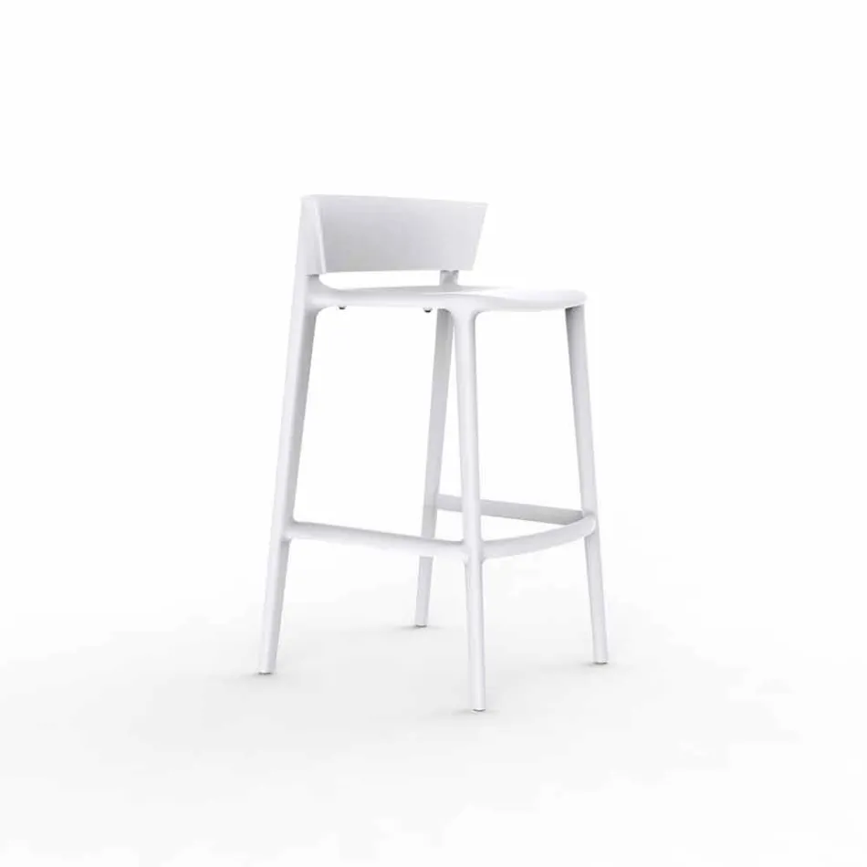 Africa H 95cm modern outdoor stool by Vondom, in polypropylene Viadurini