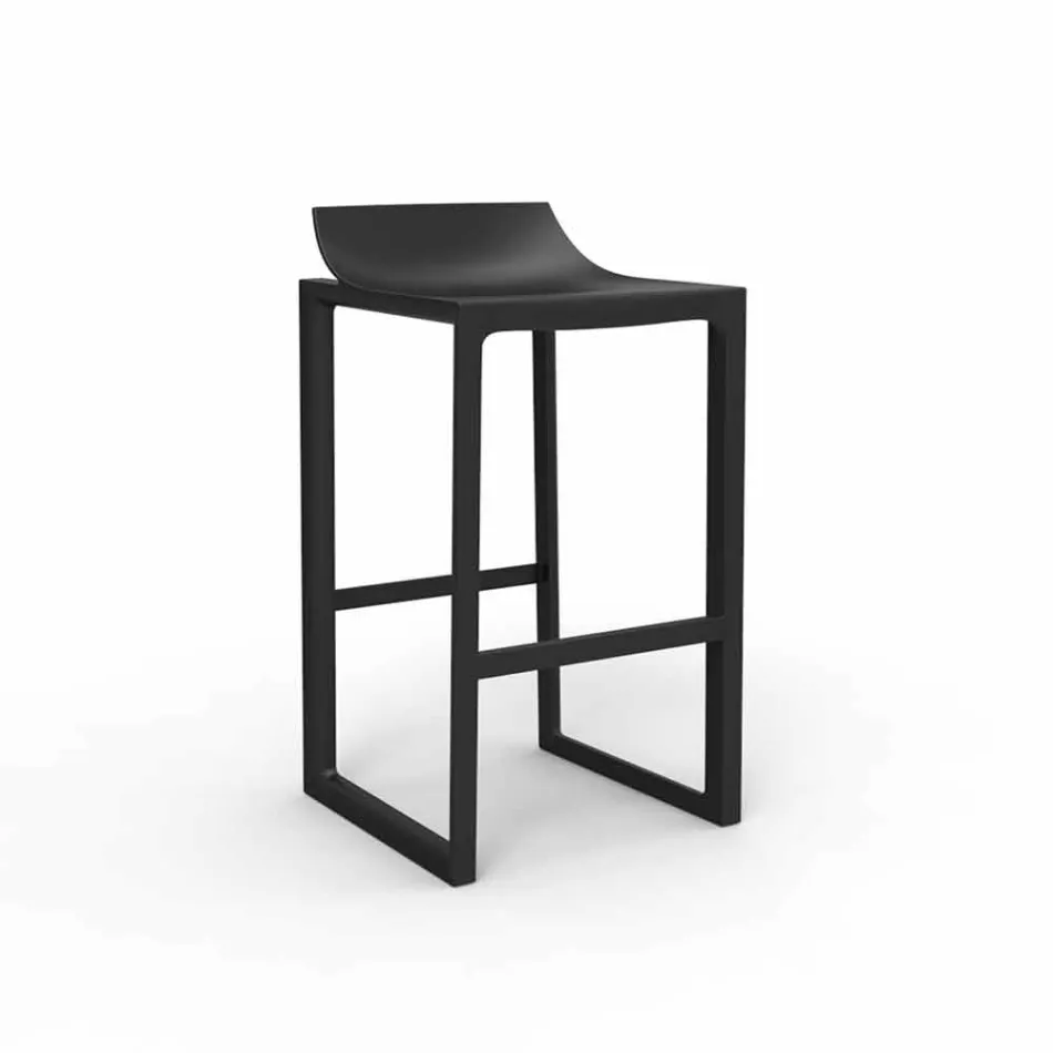 Wall Street Vondom outdoor stool, polypropylene and fiberglass Viadurini