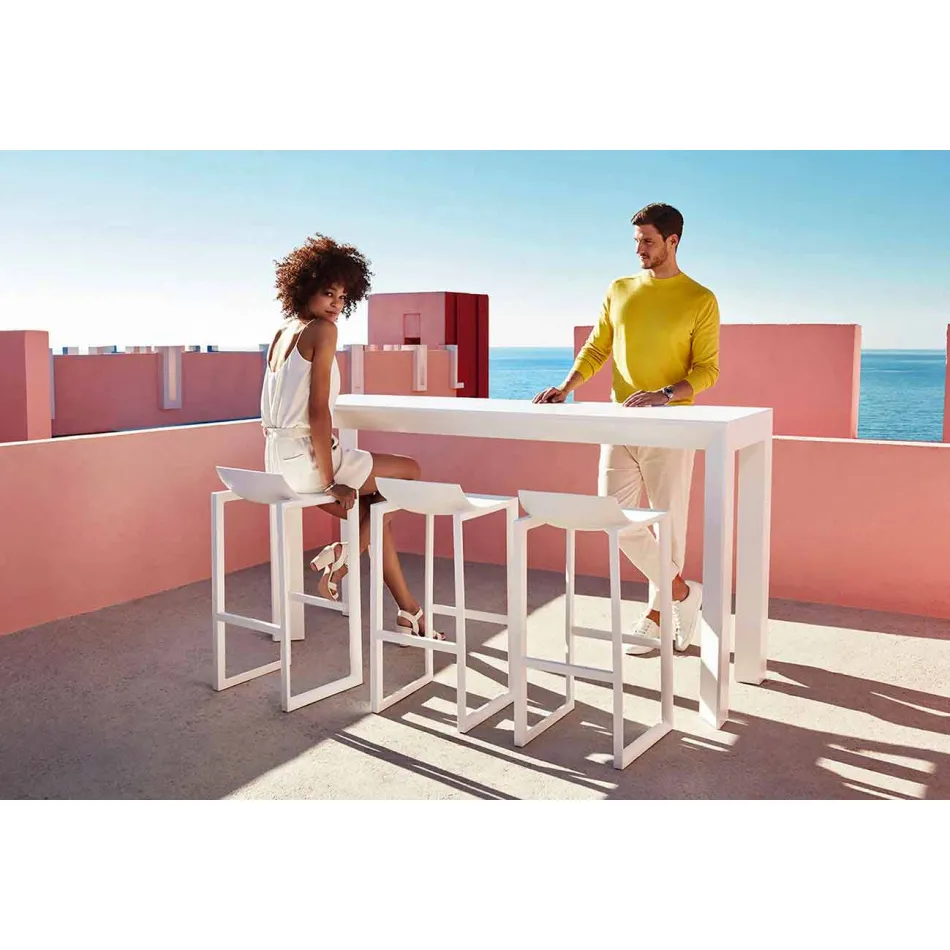 Wall Street Vondom outdoor stool, polypropylene and fiberglass Viadurini