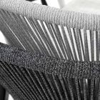 Stackable Garden Stool Aluminum and Technical Fabric - Smart by Varaschin Viadurini
