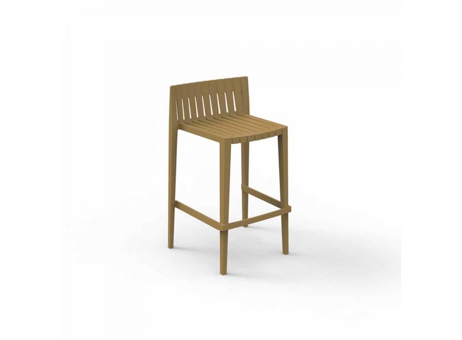 Vondom Spritz stackable H 97 cm garden stool in polypropylene Viadurini