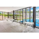 Vondom Spritz stackable H 97 cm garden stool in polypropylene Viadurini