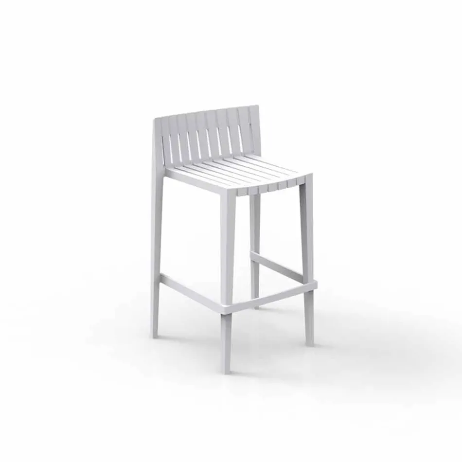 Vondom Spritz stackable H 97 cm garden stool in polypropylene Viadurini