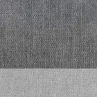 Design Living Room Stool in Fabric with Border and Anthracite Metal - Scarat Viadurini