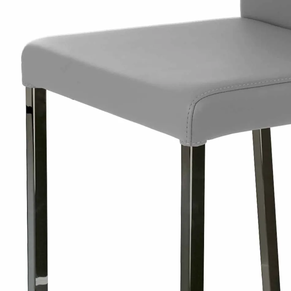 Modern design stool with Alwyn H 86 cm back, made in Italy Viadurini