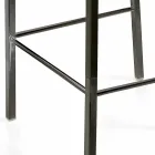 Modern design stool with Alwyn H 86 cm back, made in Italy Viadurini