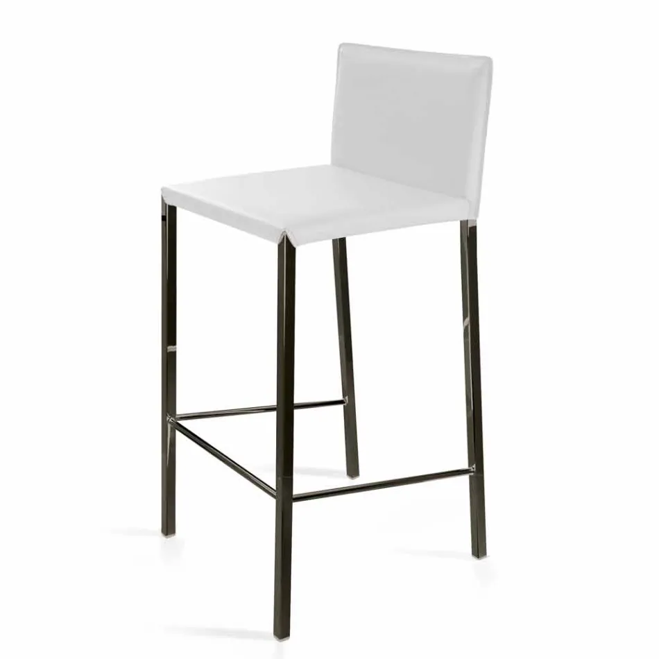 Modern design stool with Alwyn H 86 cm back, made in Italy Viadurini