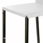 Modern design stool with Alwyn H 86 cm back, made in Italy Viadurini