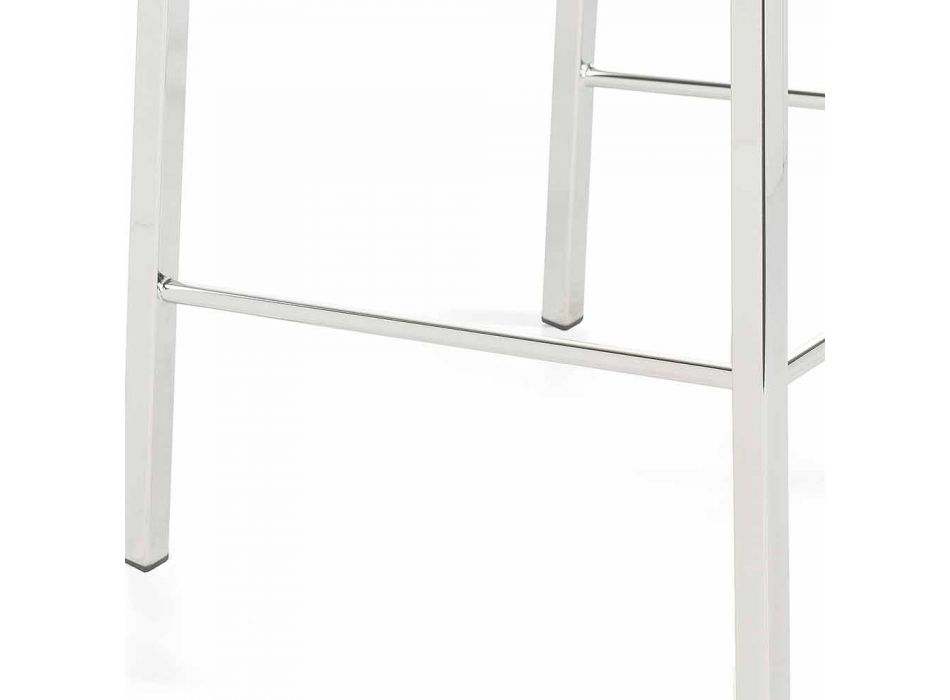 Modern design stool with Alwyn H 86 cm back, made in Italy Viadurini