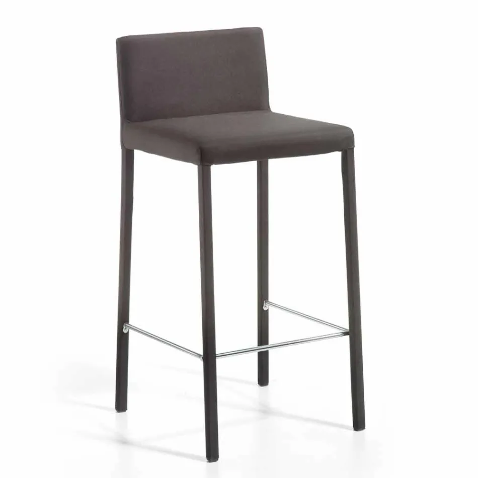 Modern design stool with Alwyn H 86 cm back, made in Italy Viadurini