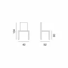 Design stool for kitchen or dining room Celine H80 Viadurini