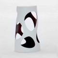 Outdoor or Indoor Stackable Stool White and Black 2 Pieces - Liberty by Myyour