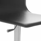 Swivel stool with modern design backrest Gord, H 113 cm Viadurini