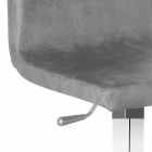 Swivel stool with modern design backrest Gord, H 113 cm Viadurini