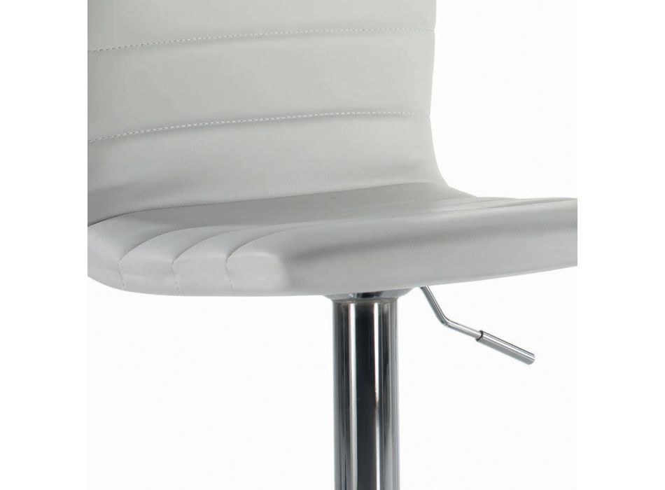 Swivel Stool with Backrest in Different Sizes Made in Italy - Parma Viadurini