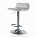 Swivel Stool with Backrest in Different Sizes Made in Italy - Parma