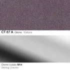 Swivel Stool in Fabric and Steel with Gas Lift Made in Italy - Marchesi Viadurini