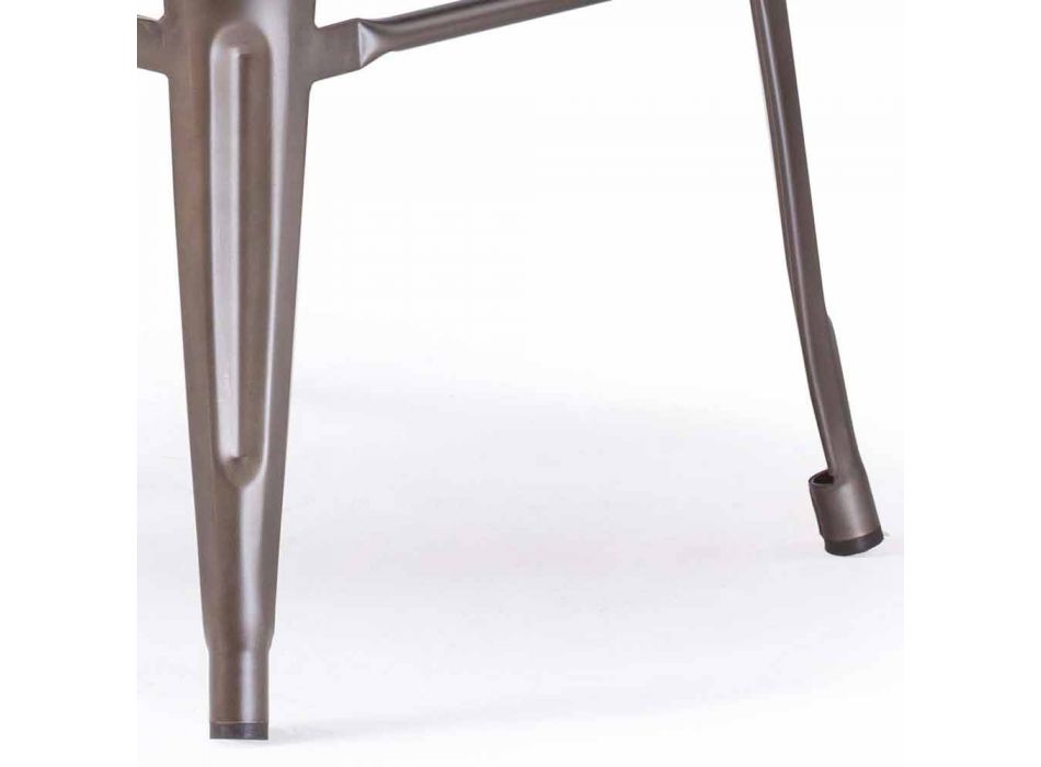 Stool H 74 cm in Metal, Industrial Design - Giuditta Viadurini