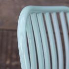 Stackable Outdoor Metal Stool Made in Italy 2 Pieces - Simply Viadurini