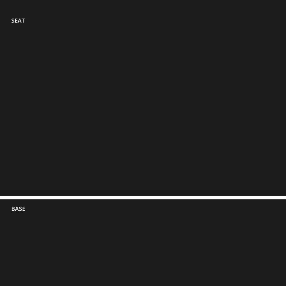 Stackable Stool in Metal and Polypropylene Made in Italy, 2 Pieces - Charla Viadurini