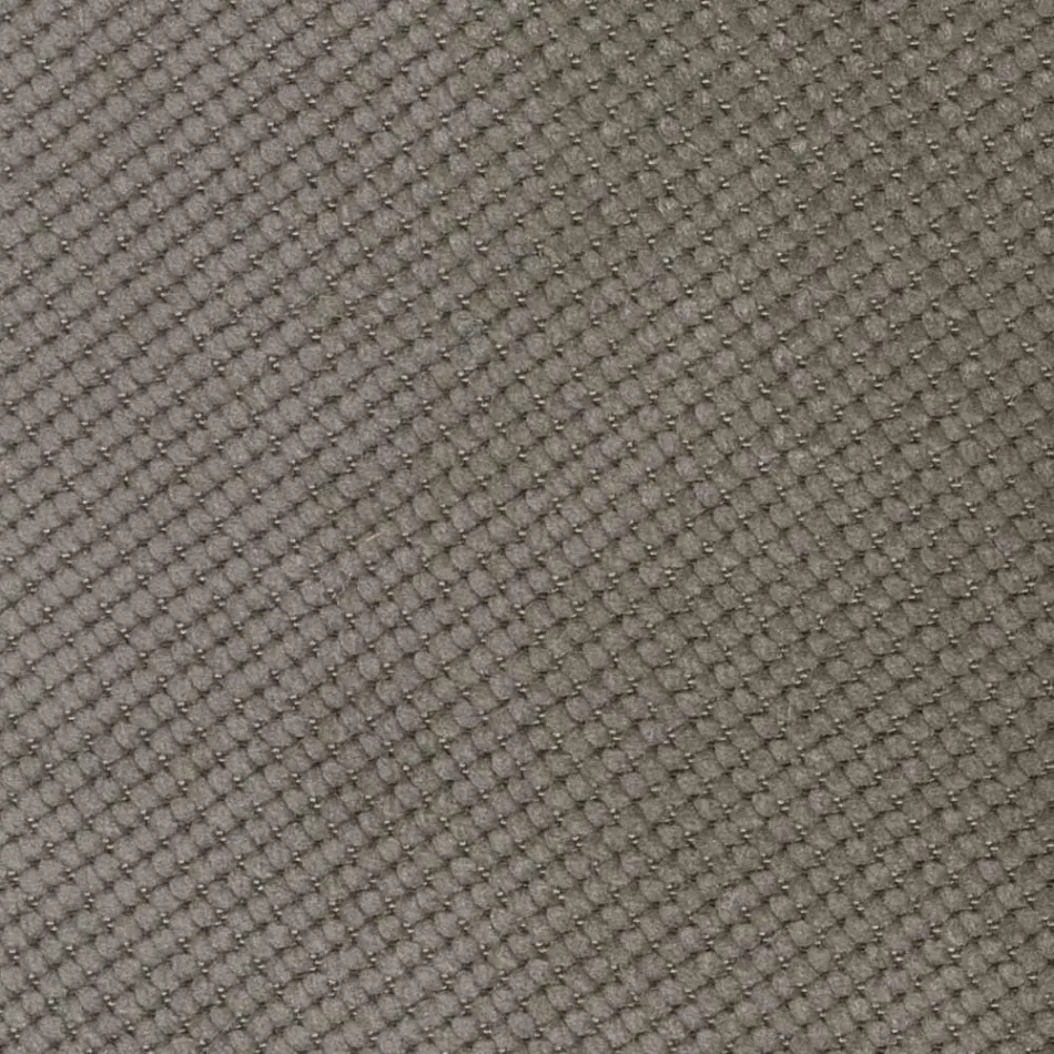 Stool in Fabric and Anthracite Metal Design Made in Italy - Nautilus Viadurini