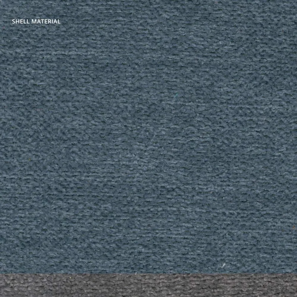 Modern Colored Metal and Fabric Stool Made in Italy - Marianet Viadurini