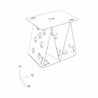 Stool - table - desk racks ComeQuandoFuoriPiove Mabele Viadurini