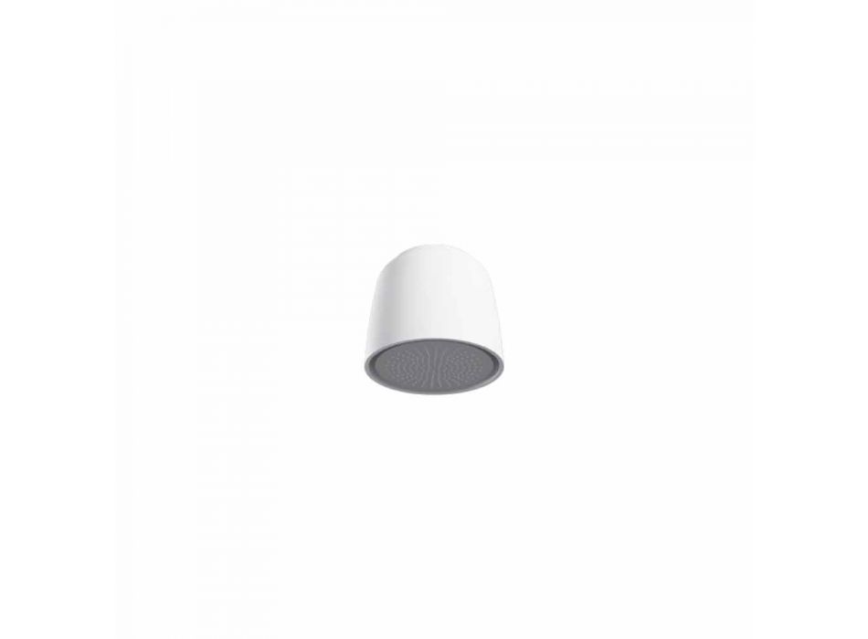 Ceiling-mounted round shower head in Luxolid made Italy, Ruda