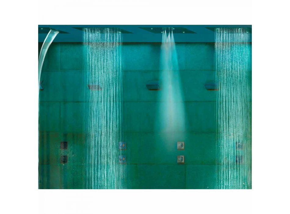 Shower head with chromotherapy two modern design Dream jets