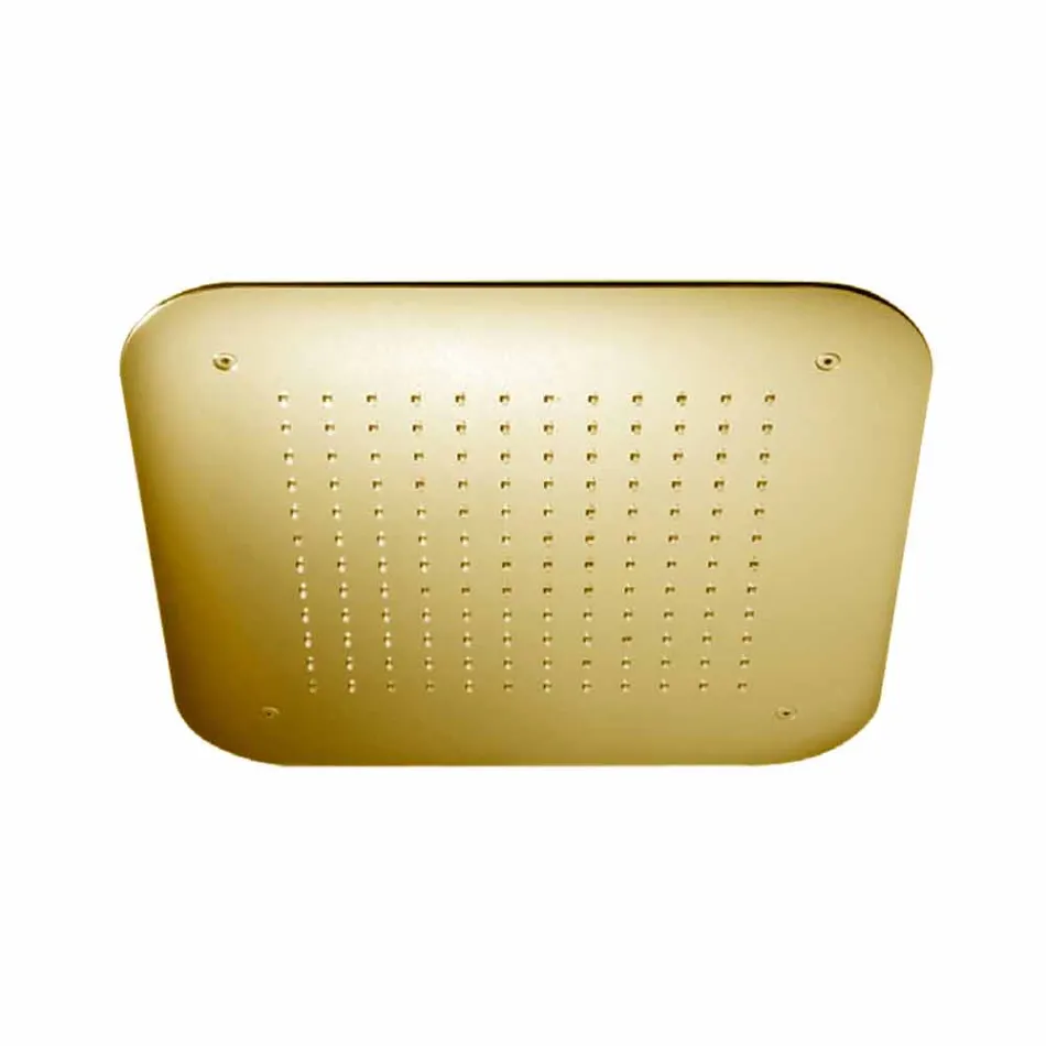 Stainless Steel Single Jet Ceiling Shower Head Made in Italy - Elcan Viadurini