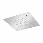 Square Stainless Steel Shower Head with Nebulizers Made in Italy - Selmo Viadurini