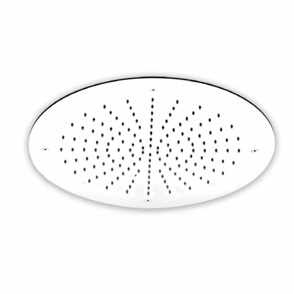 Round Single Jet Shower Head in Stainless Steel Made in Italy - Sulfur Viadurini