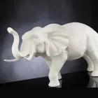 Handcrafted Elephant Shaped Ceramic Ornament Made in Italy - Fante Viadurini