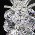 Decorative Pineapple-Shaped Crystal Ornament Made in Italy - Pineapple Viadurini