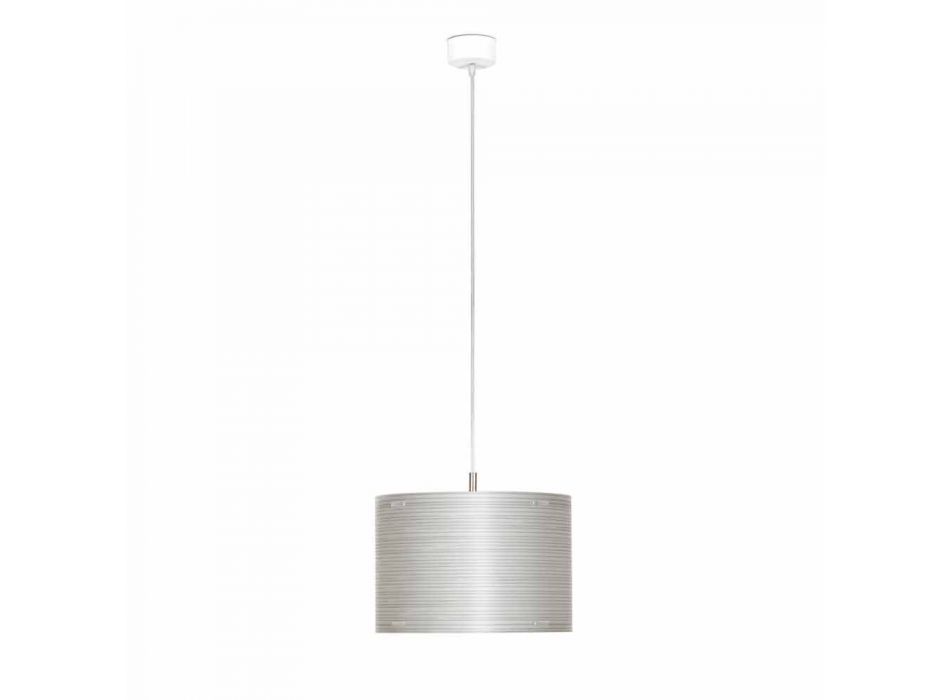 Suspension design in white polypropylene, diameter 30cm, Debby Viadurini