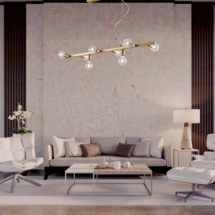 Lacquered Iron Pendant Lamp Made in Italy for Interior Decor - Verona Viadurini