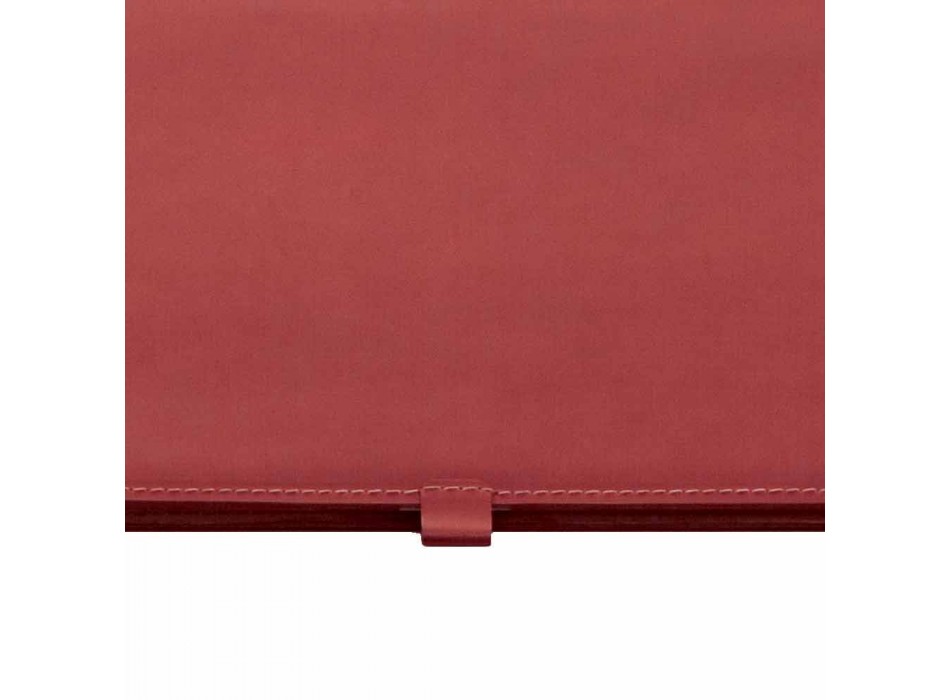 Design Desk Pad in Regenerated Openable Leather Made in Italy - Aristotle Viadurini