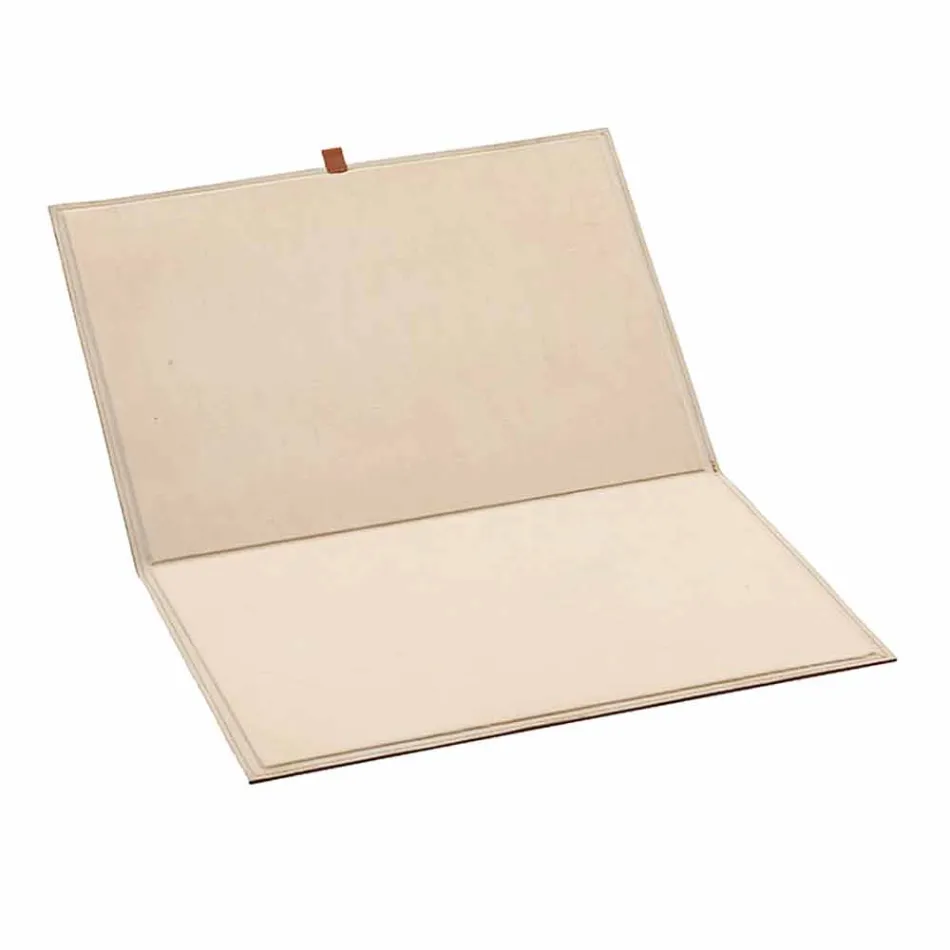 Design Desk Pad in Regenerated Openable Leather Made in Italy - Aristotle Viadurini