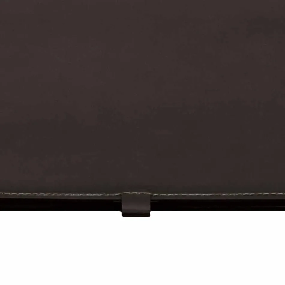 Design Desk Pad in Regenerated Openable Leather Made in Italy - Aristotle Viadurini